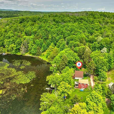Lakefront A-Frame, Dock, Kayaks, Fire Place Lake Ariel Exterior foto